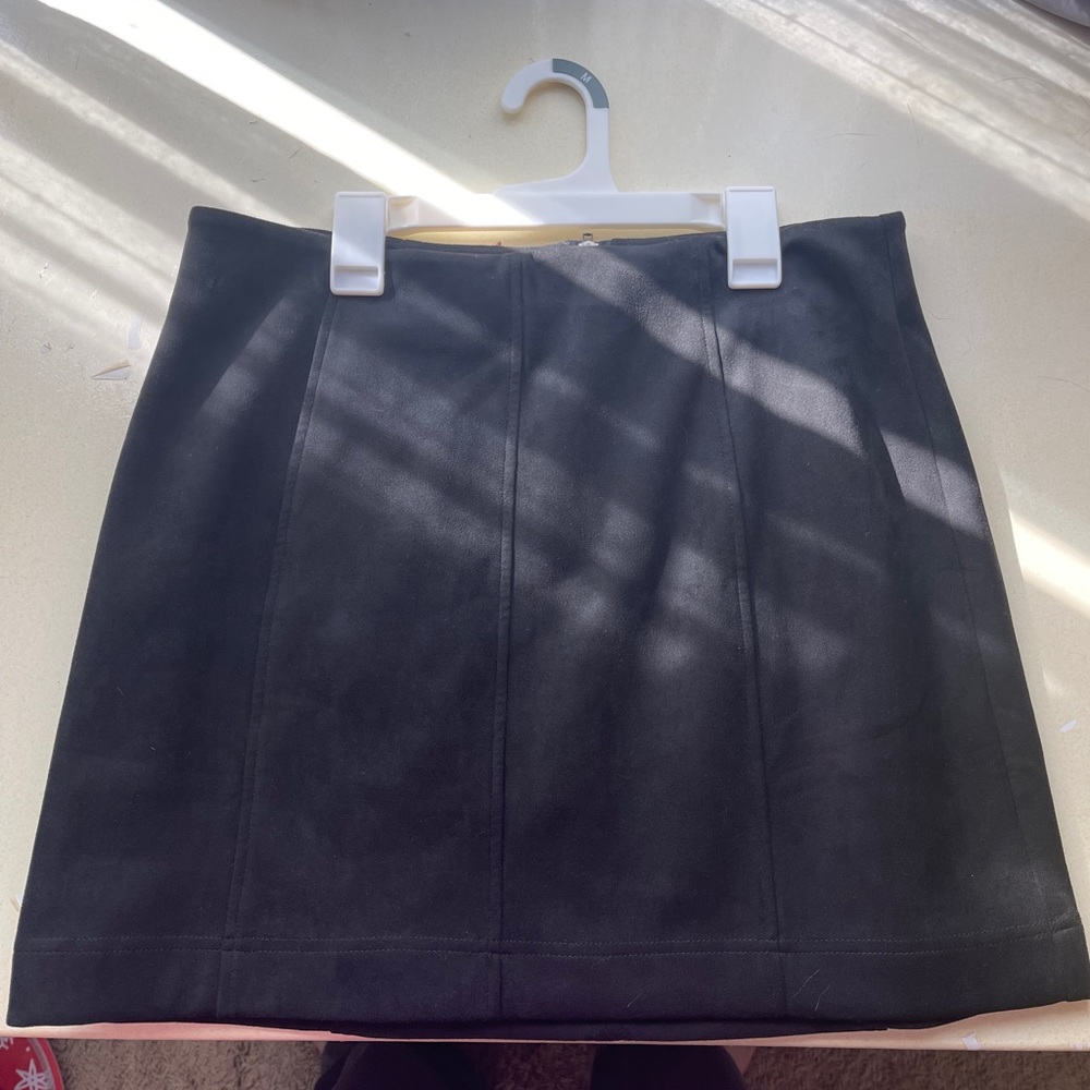 Black Suede Skirt from South Moon Under